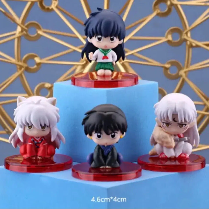 [BUNJANG] Inuyasha 4-Piece Figure Set (Sealed) / 이누야샤 피규어 미개봉 4종 세트로 일괄 판매합니다.