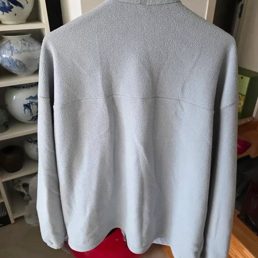 [BUNJANG] Covernat Fleece Jacket Ice Gray / 커버낫 플리스 자켓 아이스 그레이