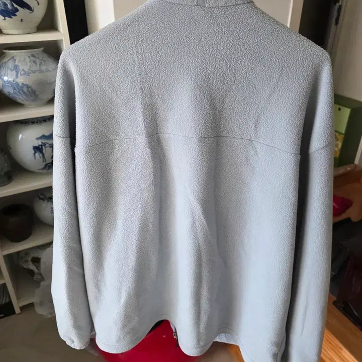 [BUNJANG] Covernat Fleece Jacket Ice Gray / 커버낫 플리스 자켓 아이스 그레이