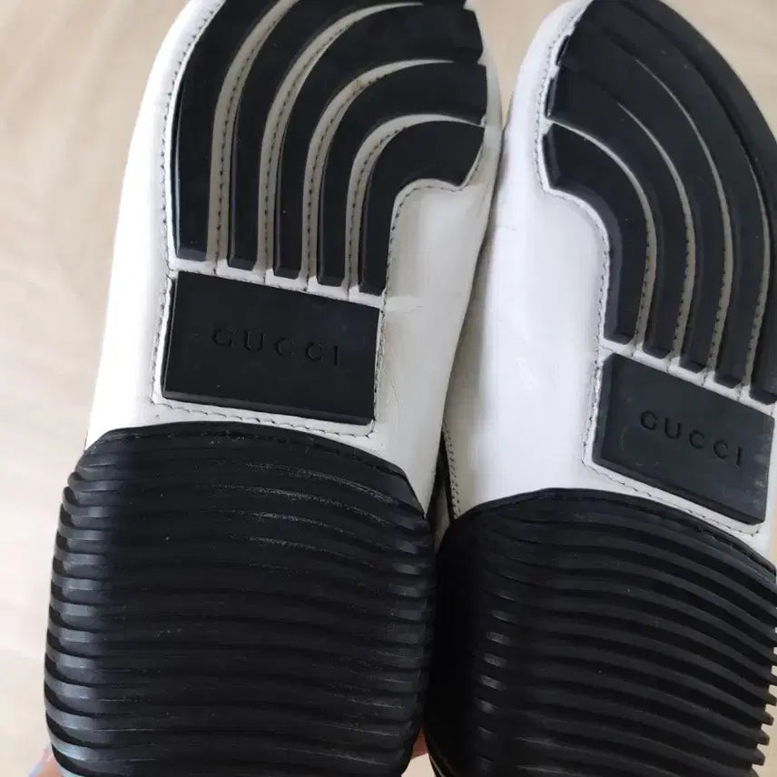 [BUNJANG] Gucci White Combo Boat Loafers / GUCCI  (정품) 화이트 콤비 보트 로퍼
