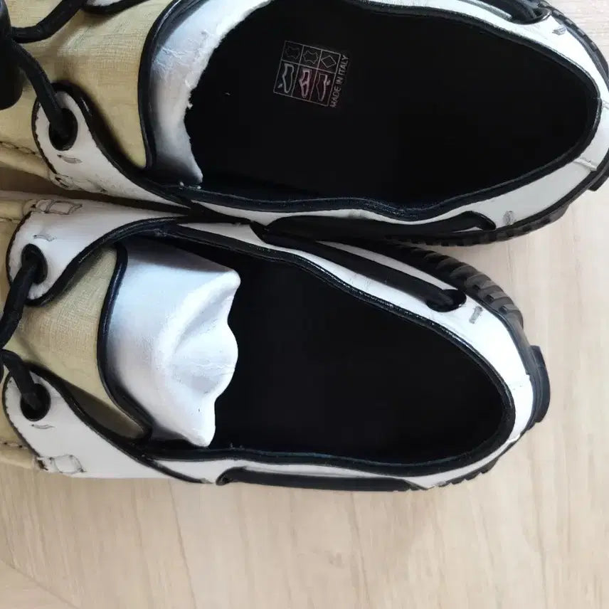 [BUNJANG] Gucci White Combo Boat Loafers / GUCCI  (정품) 화이트 콤비 보트 로퍼