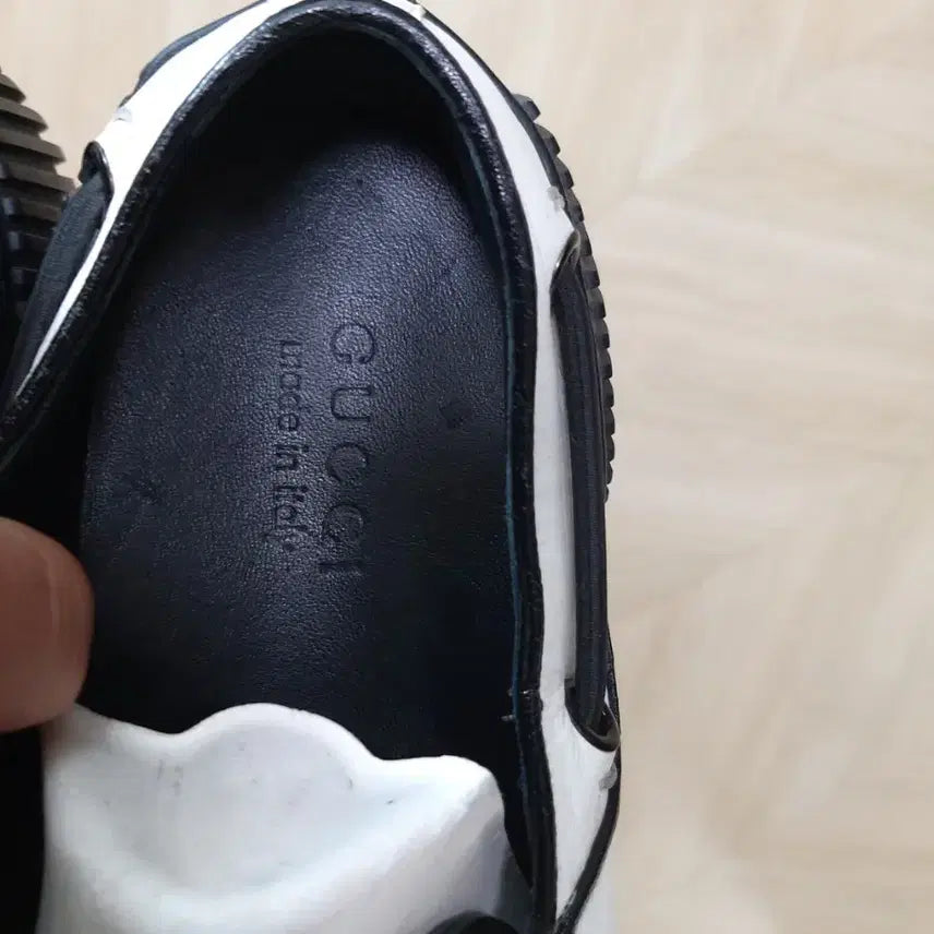 [BUNJANG] Gucci White Combo Boat Loafers / GUCCI  (정품) 화이트 콤비 보트 로퍼