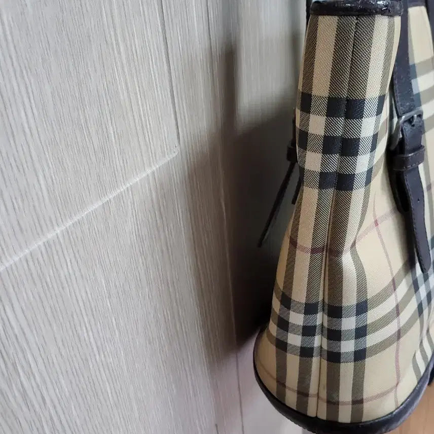 [BUNJANG] Burberry Checkered Shoulder Bag Tote Bag / 버버리 체크 숄더백 토트백