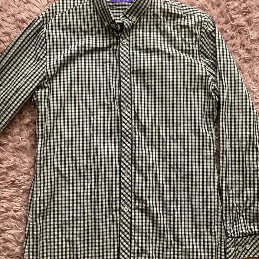 [BUNJANG] Trugen Gingham Check Long Sleeve Shirt / 트루젠 긴팔 체크셔츠
