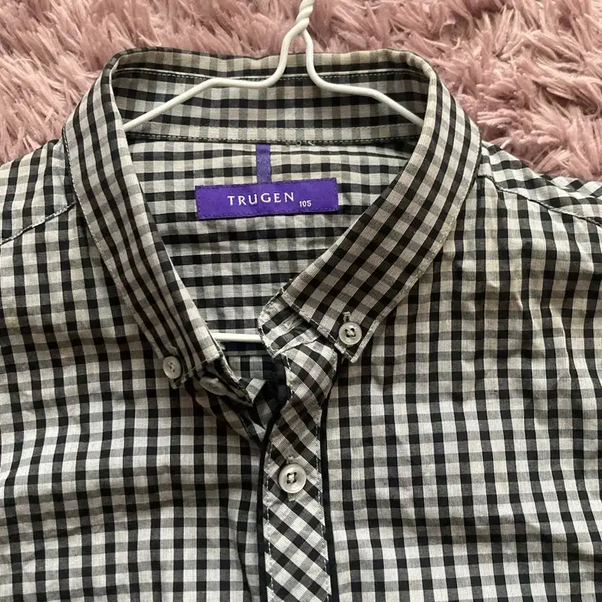 [BUNJANG] Trugen Gingham Check Long Sleeve Shirt / 트루젠 긴팔 체크셔츠