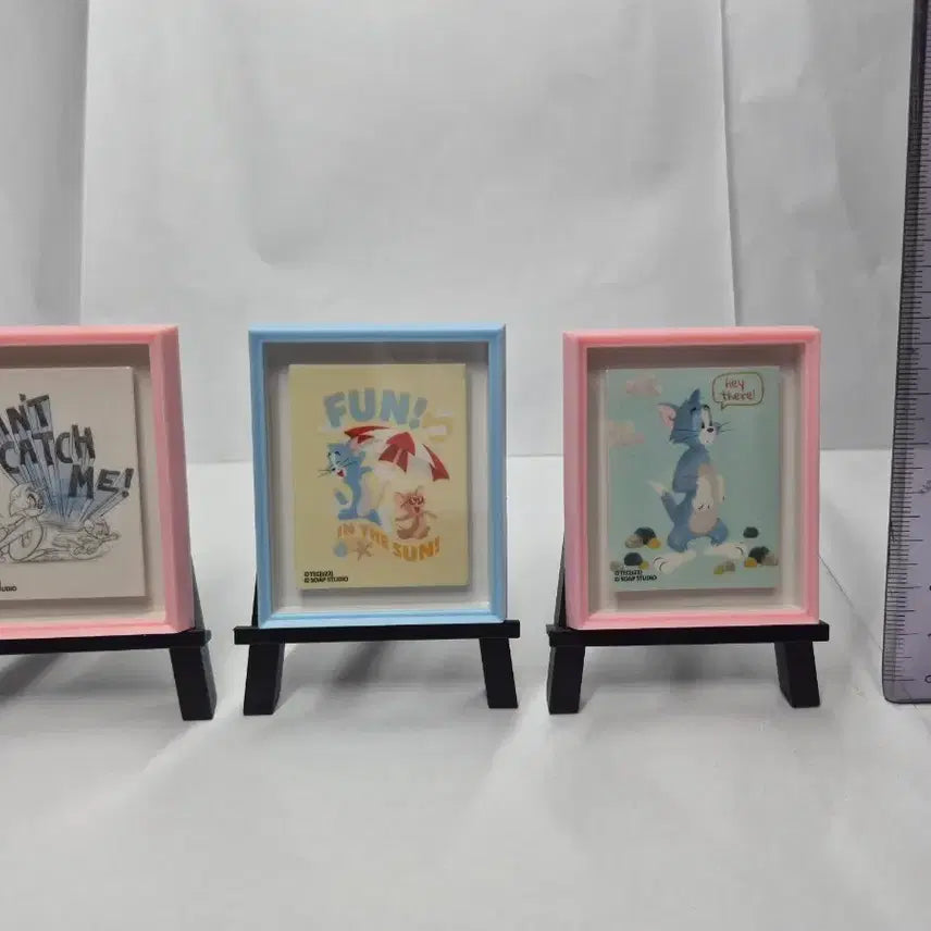 [BUNJANG] Tom and Jerry Frame Figure Bundle Set / 톰과제리 액자피규어 3종 일괄