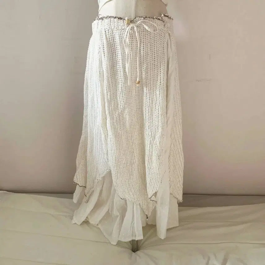 [BUNJANG] Vintage Mori Sawako Fairy Skirt Set / 빈티지 나시 빈티지 스커트 일본빈티지 페어리 스커트 모리 사와코 하구미