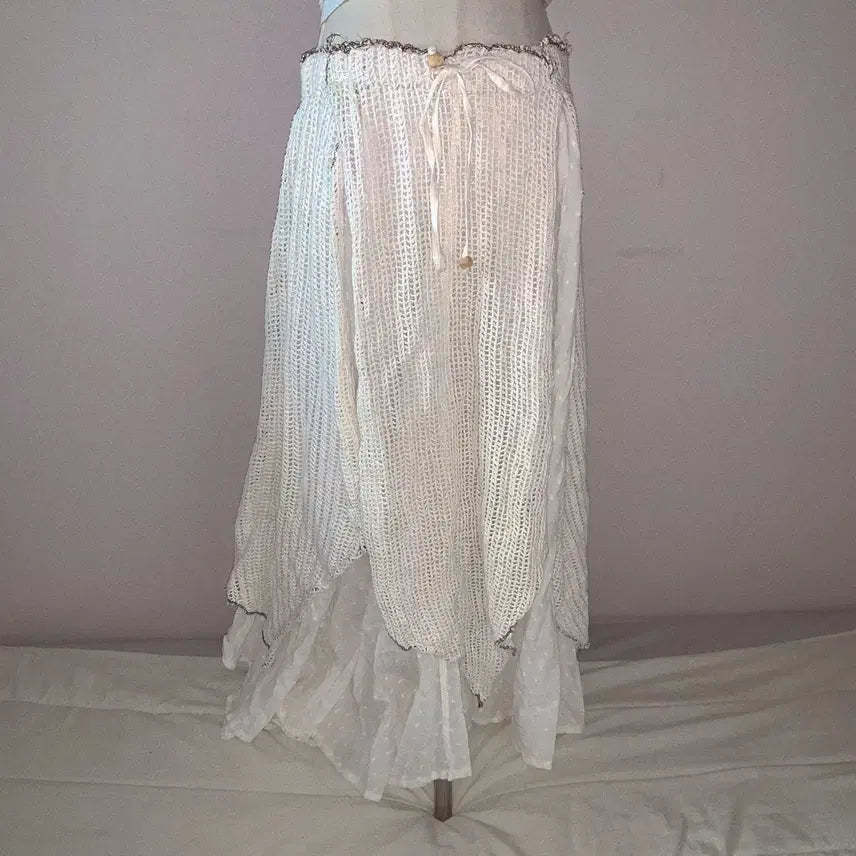 [BUNJANG] Vintage Mori Sawako Fairy Skirt Set / 빈티지 나시 빈티지 스커트 일본빈티지 페어리 스커트 모리 사와코 하구미