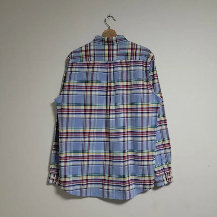 [BUNJANG] BEANPOLE Blue Check Shirt / (L) BEANPOLE 빈폴 블루 체크 셔츠 남방