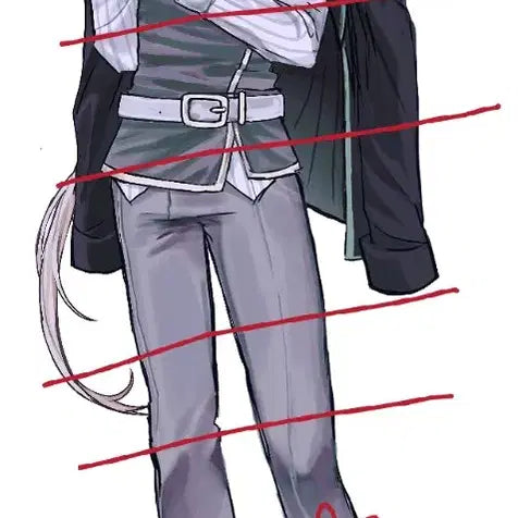 [BUNJANG] Monotone Commission - Bust/Half-body/Full-body Options / 단색 커미션
