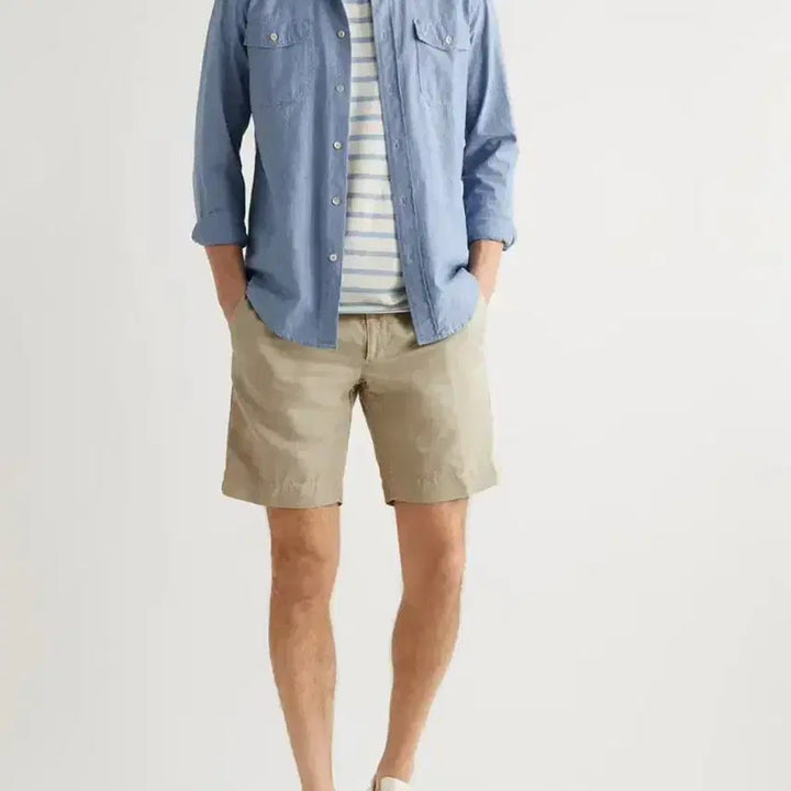 [BUNJANG] Incotex Bermuda Shorts Slim Fit Beige IT48 / 인코텍스 버뮤다 팬츠 슬림핏 베이지 IT48