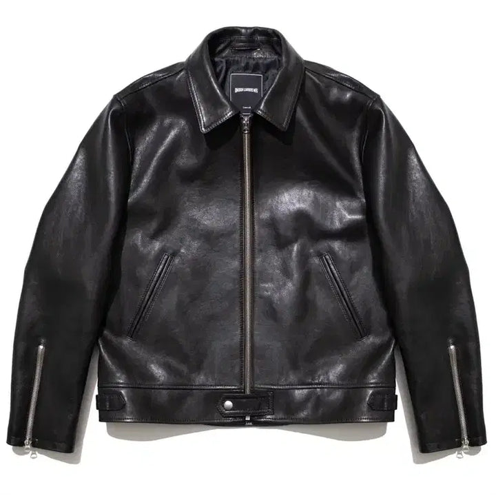 [BUNJANG] Dimskin Leather Black Leather Jacket L / 딤스킨 레더 블랙 가죽 자켓 L