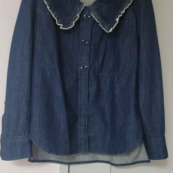 [BUNJANG] Retro White Lace Blouse / 레트비이트청남방