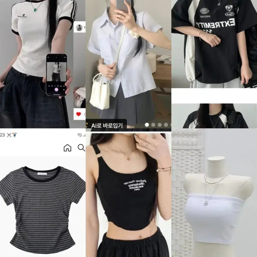 [BUNJANG] Ablly Clothing / 에이블리 반값이하 판매교신교환 옷의류