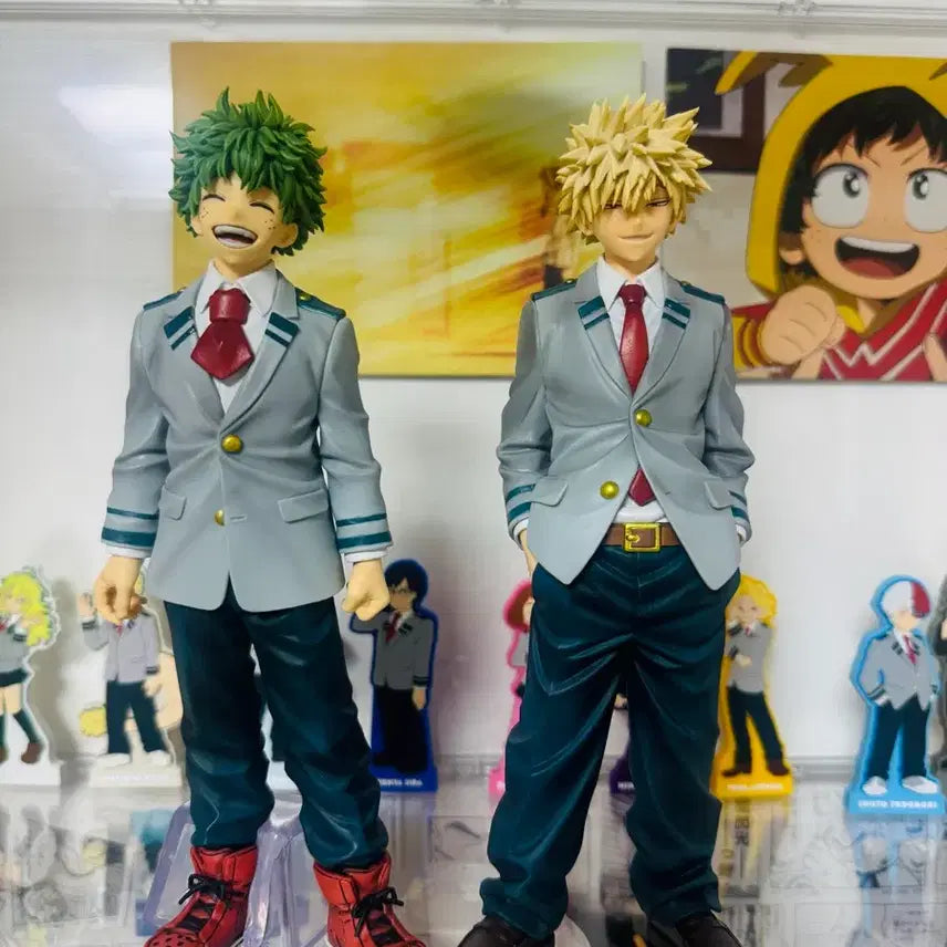 [BUNJANG] My Hero Academia Midoriya &amp; Bakugo Figure Set / 나의 히어로 아카데미아 피규어 (미도리야/바쿠고) 세트로팝니다