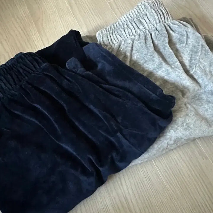 [BUNJANG] Velour Jogger Pants - Gray / 벨벳 벨로아 조거 밴딩팬츠-그레이