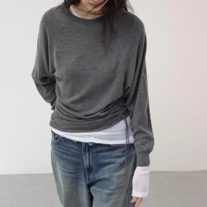 [BUNJANG] ZARA String Knit Sweater / (새생품) 자라 스트링 니트 스웨터