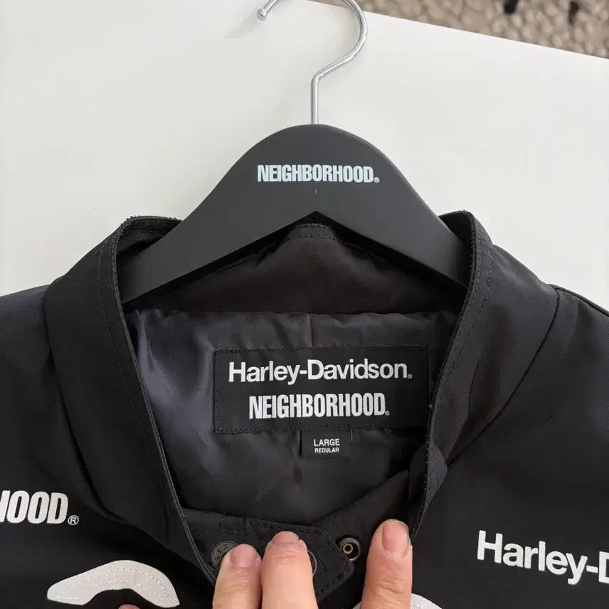 [BUNJANG] Neighborhood x Harley-Davidson Skull Print Jumper Jacket (Size L) / 네이버후드 할리데이비슨 / 새제품 / L사이즈