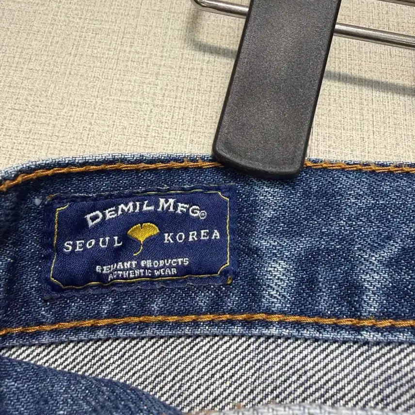 [BUNJANG] Demil Mfg Wide Leg Jeans / Demil mfg 와이드 중청 남성청바지 34
