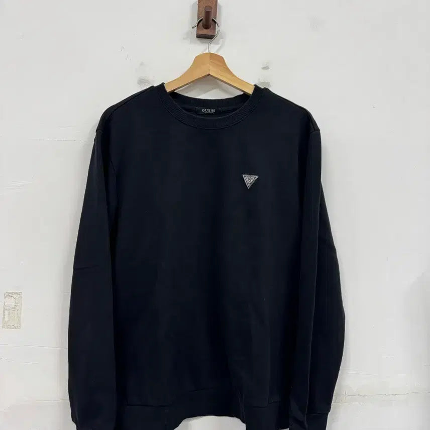 [BUNJANG] Guess Small Logo Sweatshirt / (100)게스 삼각 스몰로고 맨투맨