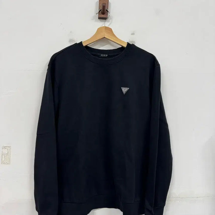 [BUNJANG] Guess Small Logo Sweatshirt / (100)게스 삼각 스몰로고 맨투맨