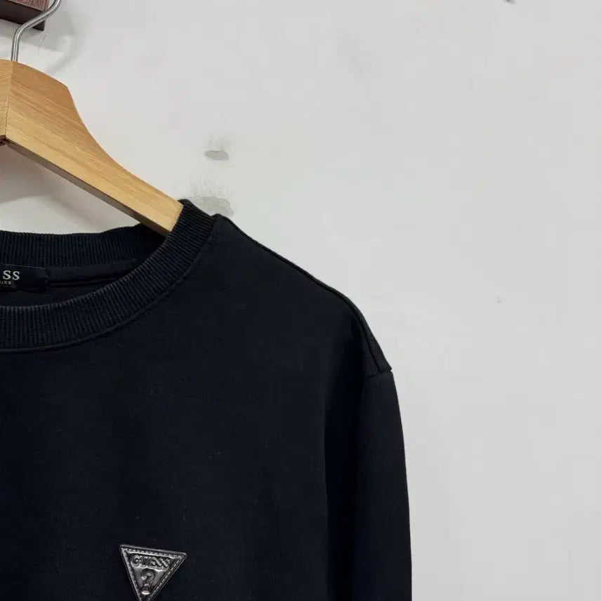 [BUNJANG] Guess Small Logo Sweatshirt / (100)게스 삼각 스몰로고 맨투맨