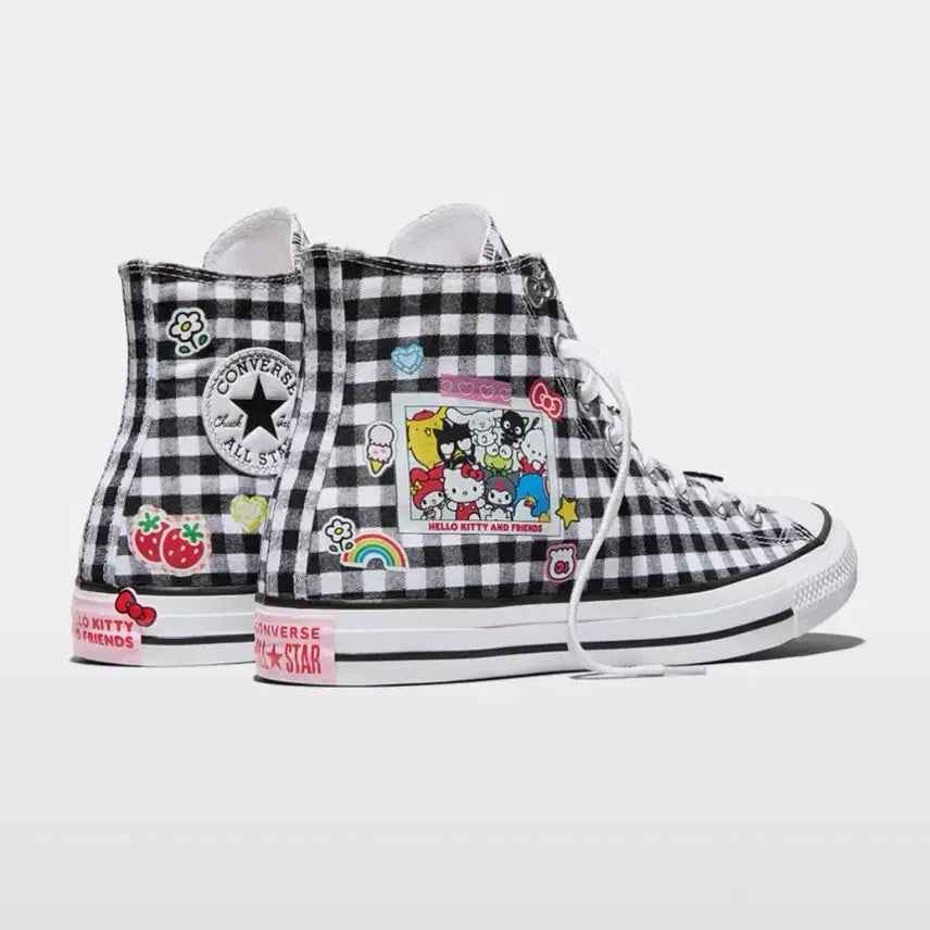 [BUNJANG] Converse Sanrio Characters Chuck Taylor All Star Picnic Black Sneakers / 컨버스 X 산리오캐릭터즈 척테일러 올스타 피크닉 블랙