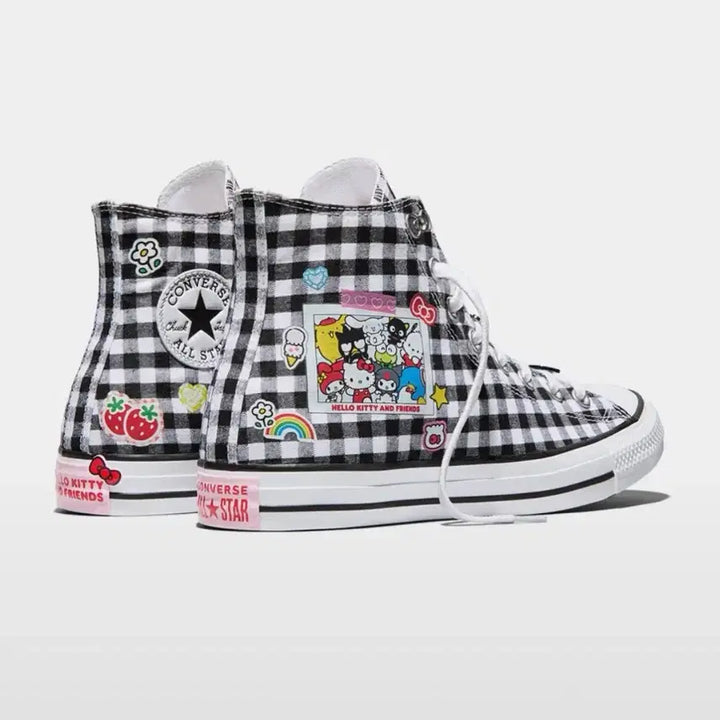 [BUNJANG] Converse Sanrio Characters Chuck Taylor All Star Picnic Black Sneakers / 컨버스 X 산리오캐릭터즈 척테일러 올스타 피크닉 블랙