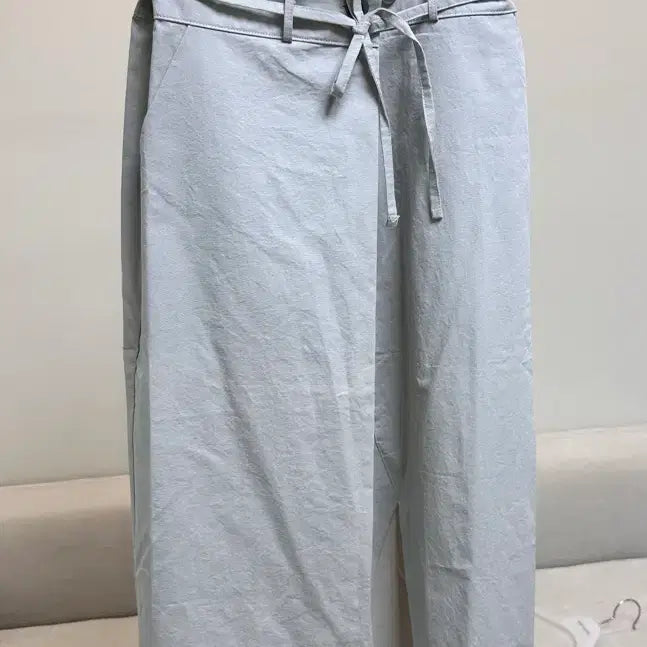 [BUNJANG] Light Grey Wrap Skirt / 연그레이 랩스커트