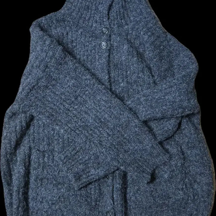 [BUNJANG] NINE High Neck Heavy Cardigan / 나이엔 하이넥 헤비 가디건
