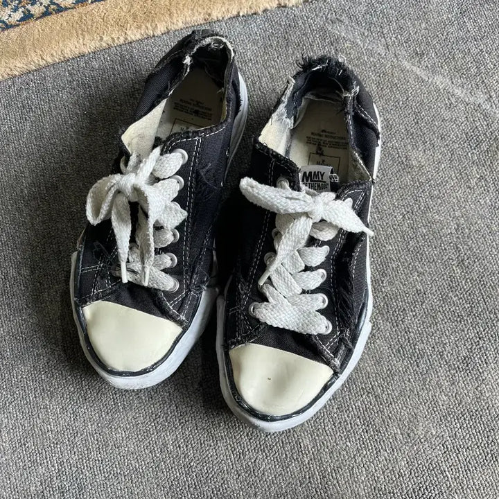 [BUNJANG] Maison Mihara Yasuhiro Black Sneakers / Maison Mihara Yasuhiro 블랙 스니커즈 40 미하라야스히