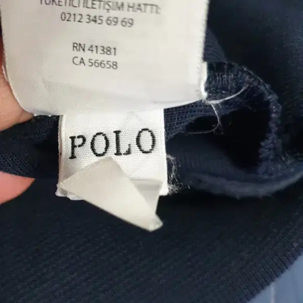 [BUNJANG] Polo Ralph Lauren Varsity Zip-Up Jersey Navy (L) / 폴로랄프로렌 스포티 바시티 집업 져지 네이비 (L)
