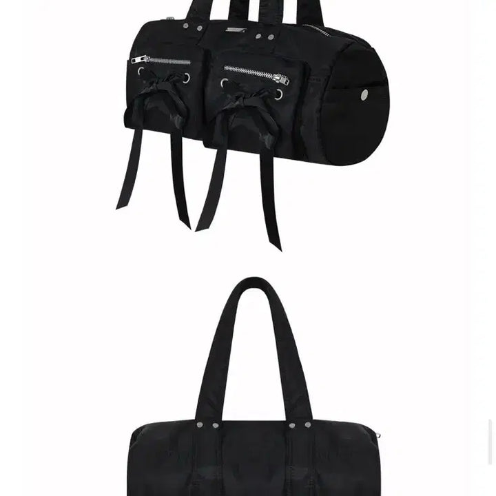 [BUNJANG] Not Knowing Double Ribbon Black Shoulder Bag / 낫노잉 더블리본백