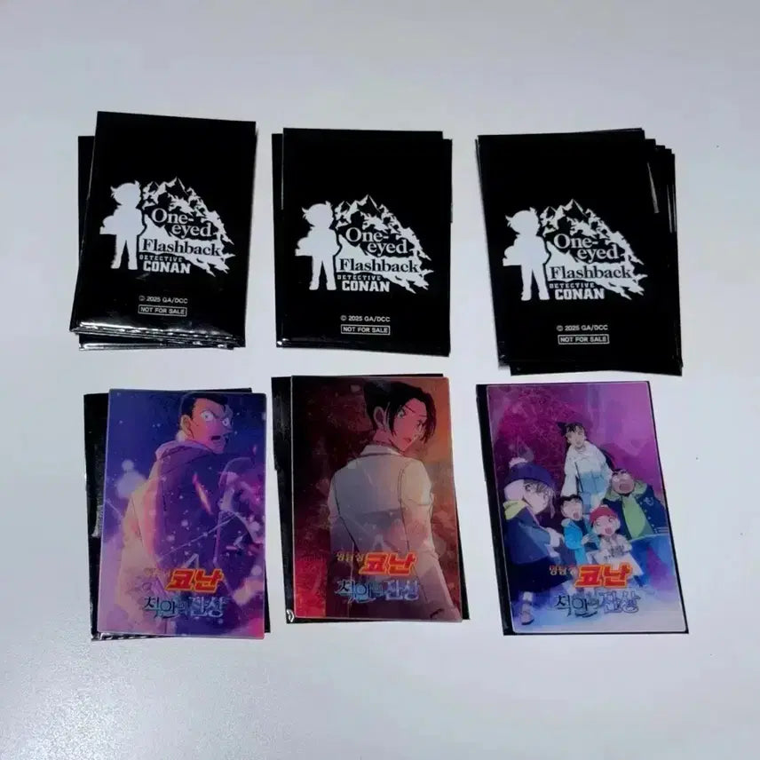 [SOLD OUT] 명탐정코난 흑철의어영 타블로이드세트 척안의잔상 포스터 마천루포토카드 특전