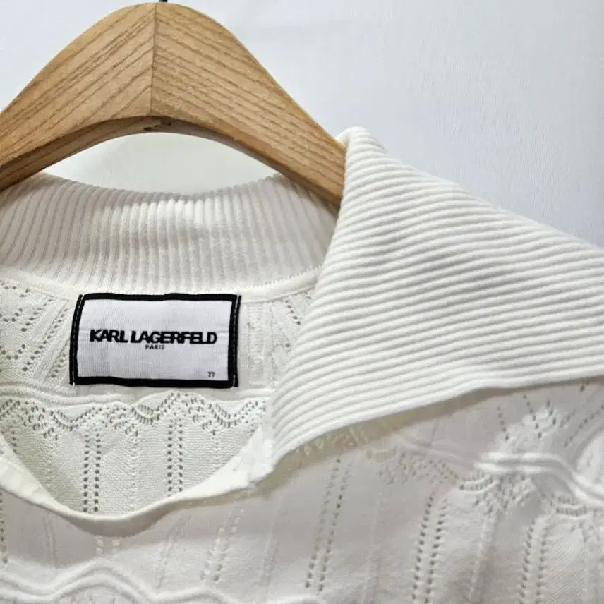 [BUNJANG] Karl Lagerfeld Knit Top / 칼라거펠트 반팔 니트 77