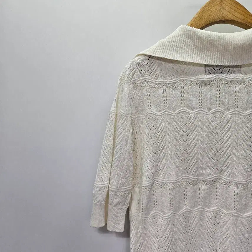[BUNJANG] Karl Lagerfeld Knit Top / 칼라거펠트 반팔 니트 77