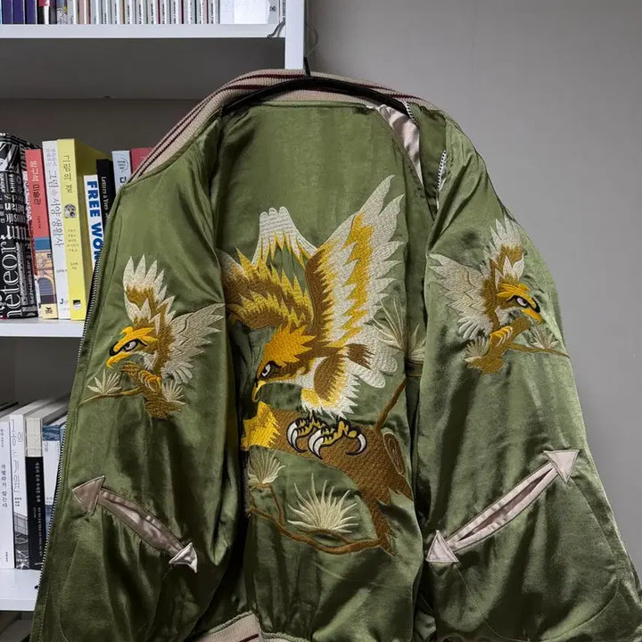 [BUNJANG] Bronson Reversible Souvenir Sukajan Jacket / 브론슨 리버시블 수베니어 스카잔 자켓