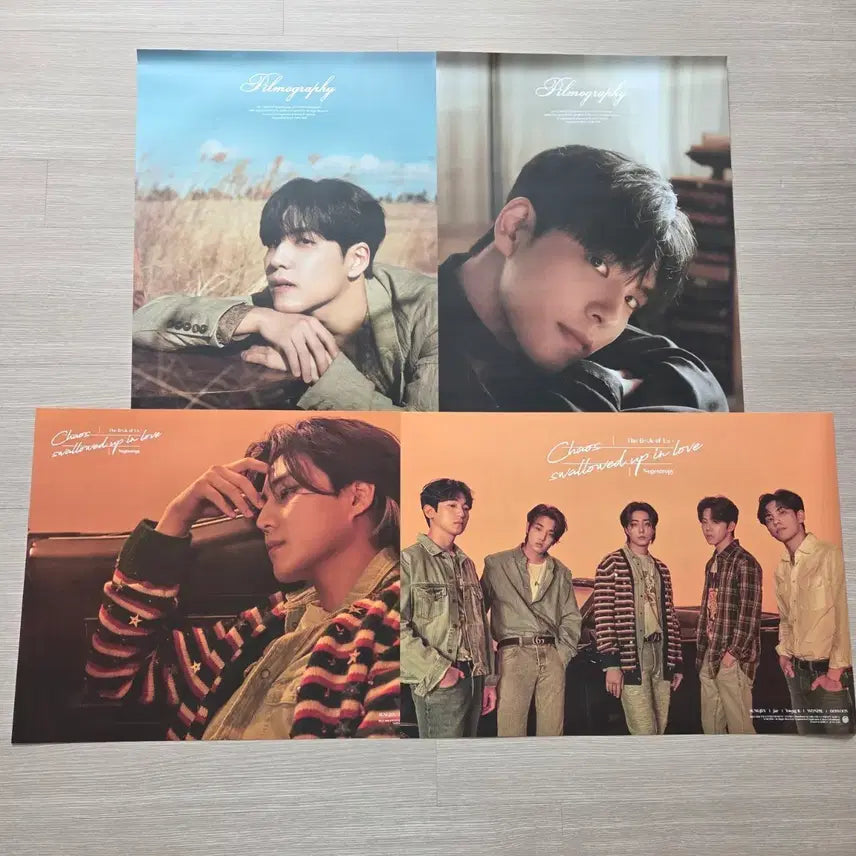 [BUNJANG] DAY6 Wonpil &amp; Young K Poster Bundle Set / DAY6 데이식스 포스터 일괄 원필, 영케이