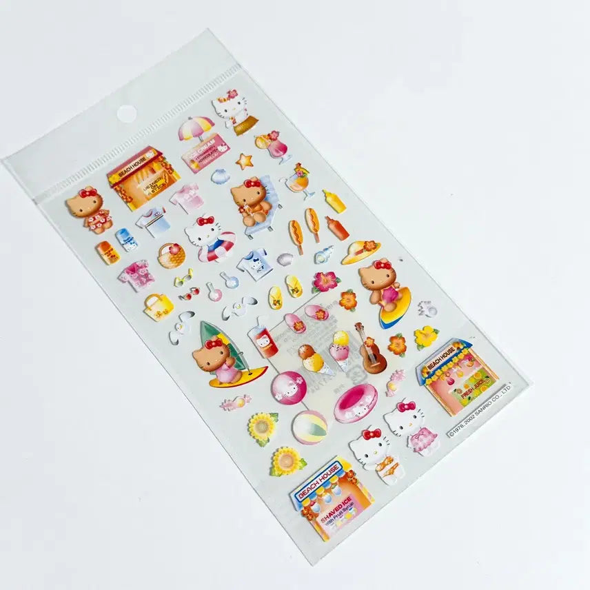 [SOLD OUT] 키티 고전 스티커 여름시리즈 썬탠 태닝키티 마츠리 여름축제