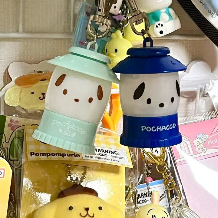 [BUNJANG] Sanrio Pochacco Lantern Keyring Set / 산리오 포차코 랜턴 키링 2종 세트