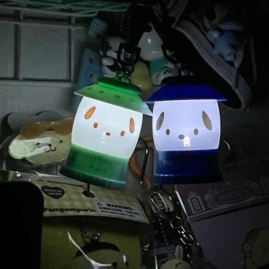 [BUNJANG] Sanrio Pochacco Lantern Keyring Set / 산리오 포차코 랜턴 키링 2종 세트