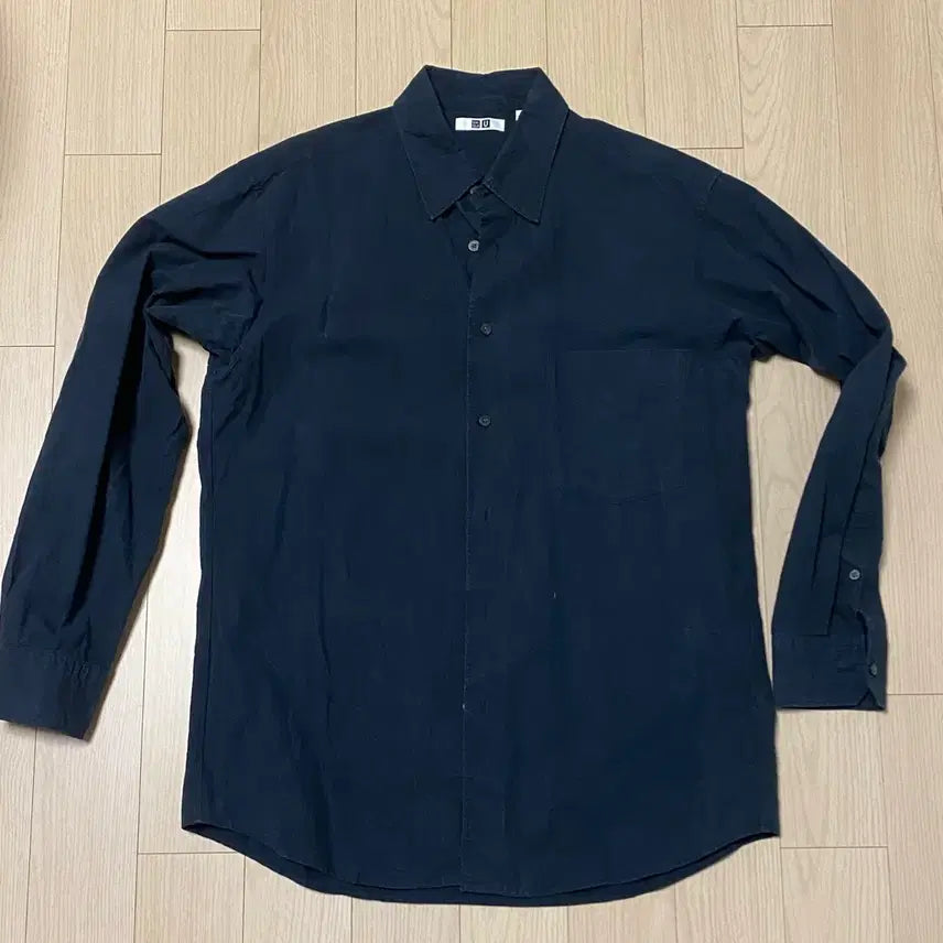 [BUNJANG] Uniqlo U Black Shirt L / 유니클로 U 블랙 셔츠 L