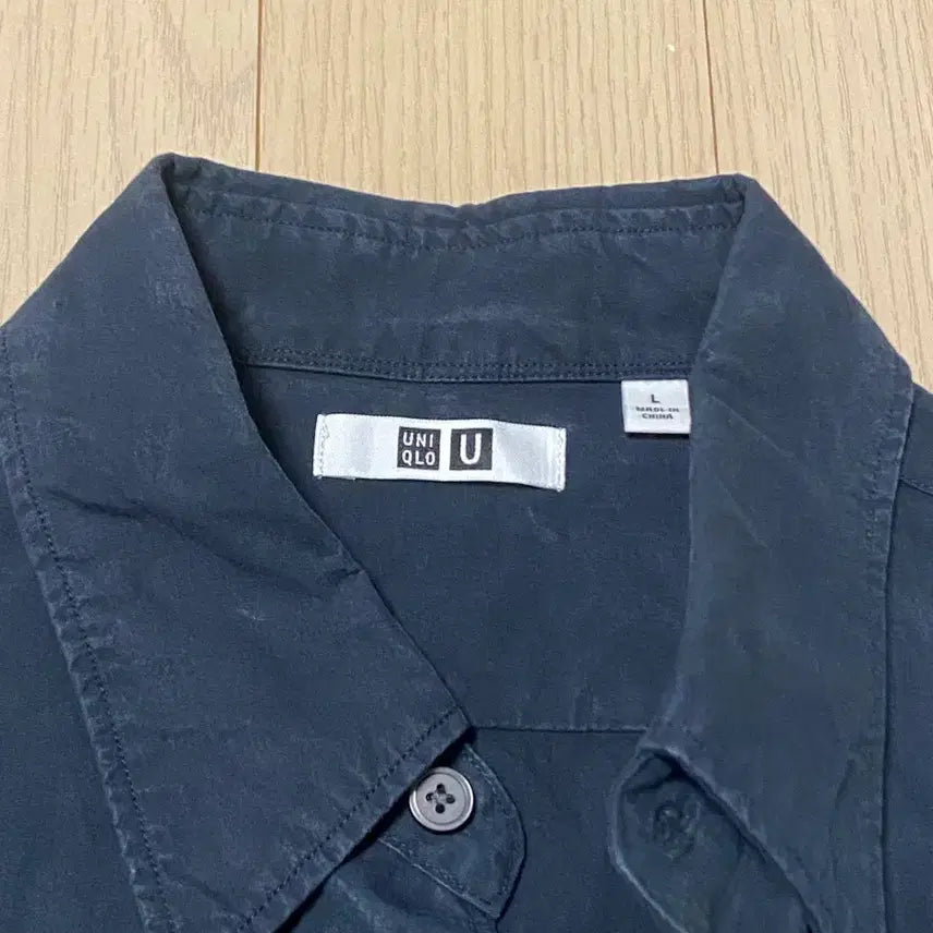 [BUNJANG] Uniqlo U Black Shirt L / 유니클로 U 블랙 셔츠 L