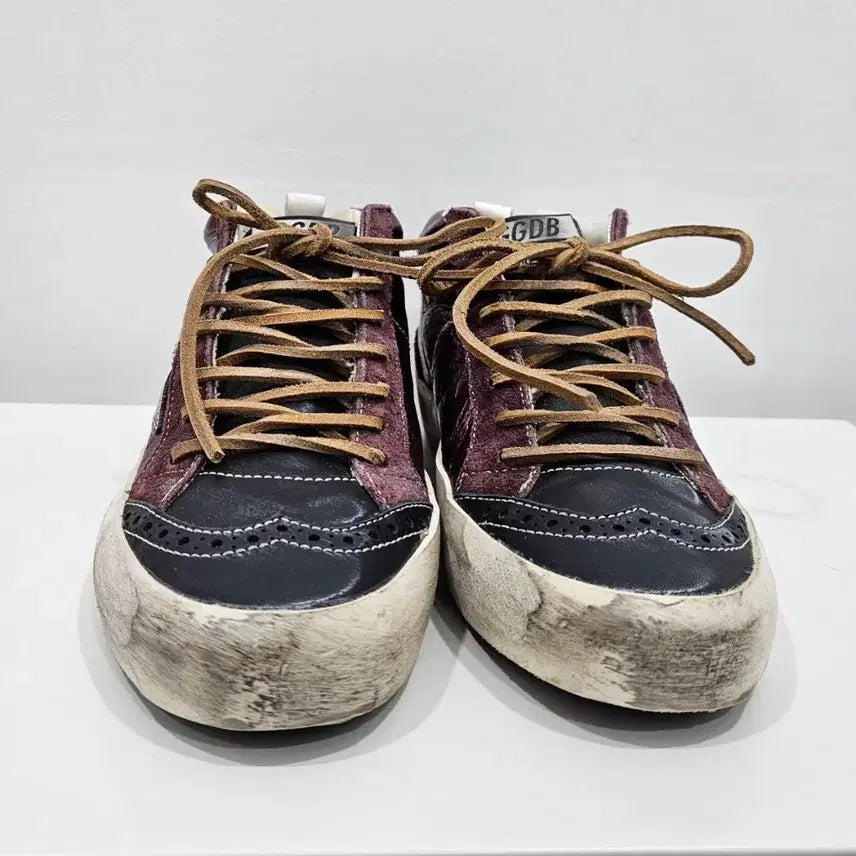 [BUNJANG] Golden Goose Mid Star Burgundy Sneakers (Size 36) / 골든구스 미드스타 버건디 스니커즈 36사이즈(230)