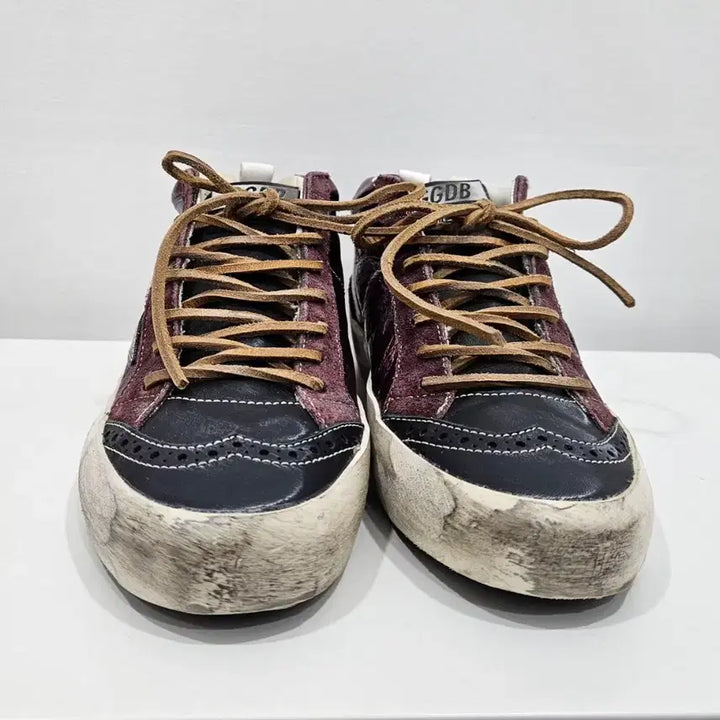 [BUNJANG] Golden Goose Mid Star Burgundy Sneakers (Size 36) / 골든구스 미드스타 버건디 스니커즈 36사이즈(230)