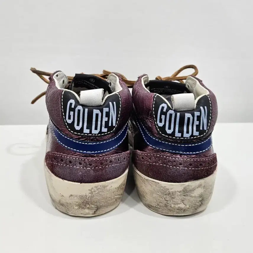 [BUNJANG] Golden Goose Mid Star Burgundy Sneakers (Size 36) / 골든구스 미드스타 버건디 스니커즈 36사이즈(230)