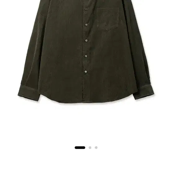 [BUNJANG] Steady Everywear Relaxed Corduroy Shirt Dark Olive / 스테디에브리웨어 릴렉스드 코듀로이 셔츠 다크올리브4