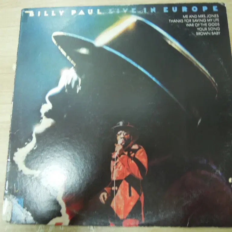 [BUNJANG] Billy Paul Live in Europe Vinyl Record / 미국수입/billy paul / live in europe
