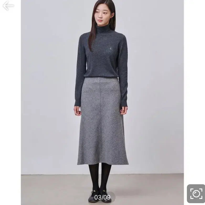 [BUNJANG] Beanpole Wool Cashmere Turtleneck Knit Sweater / 빈폴 24fw 울 캐시미어 터틀넥 니트 95