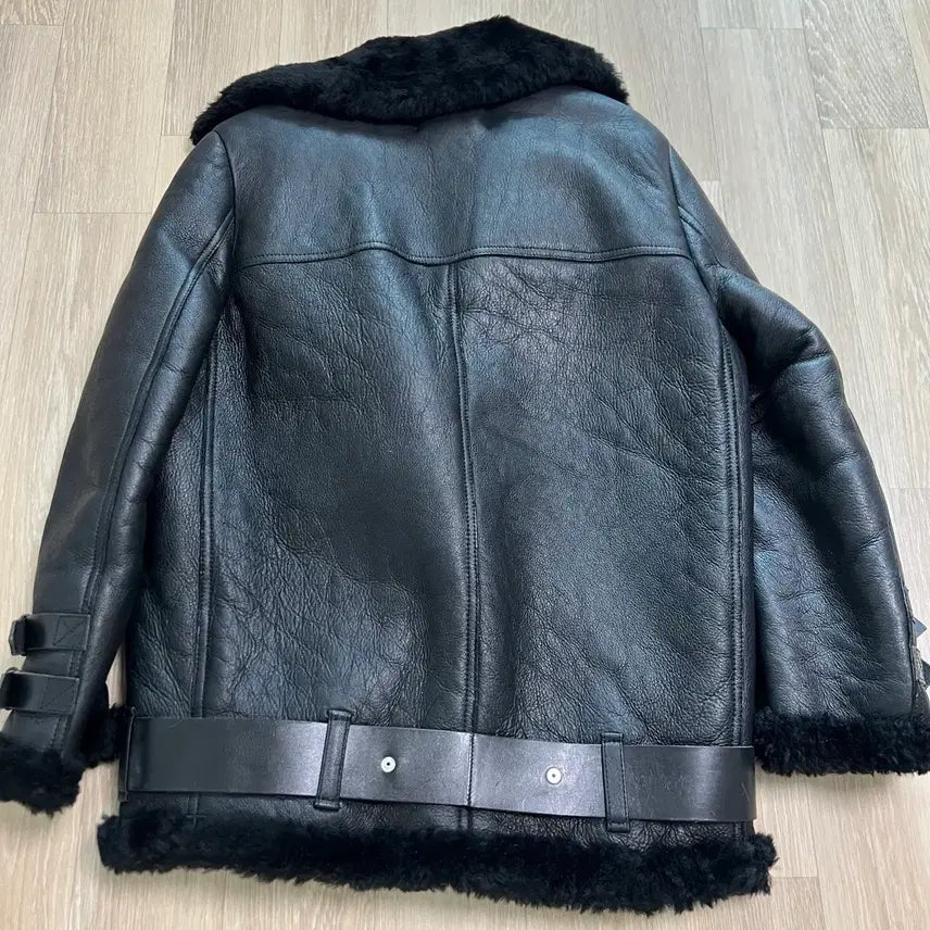 [BUNJANG] Acne Studios Velocity Lambskin Mouton Black Size 32 / 아크네스튜디오 벨로시티 양가죽 무스탕 블랙 32사이즈